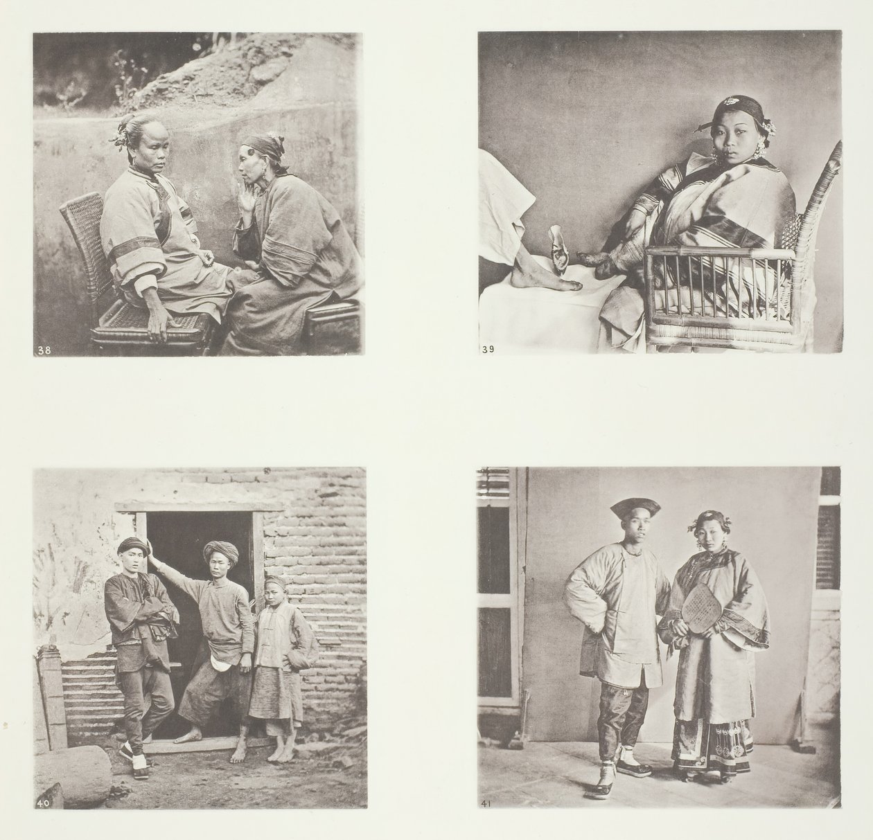 Amoy Women, The Small Foot of a Chinese Lady, Amoy Men, Male and Female Costume, Amoy by John Thomson