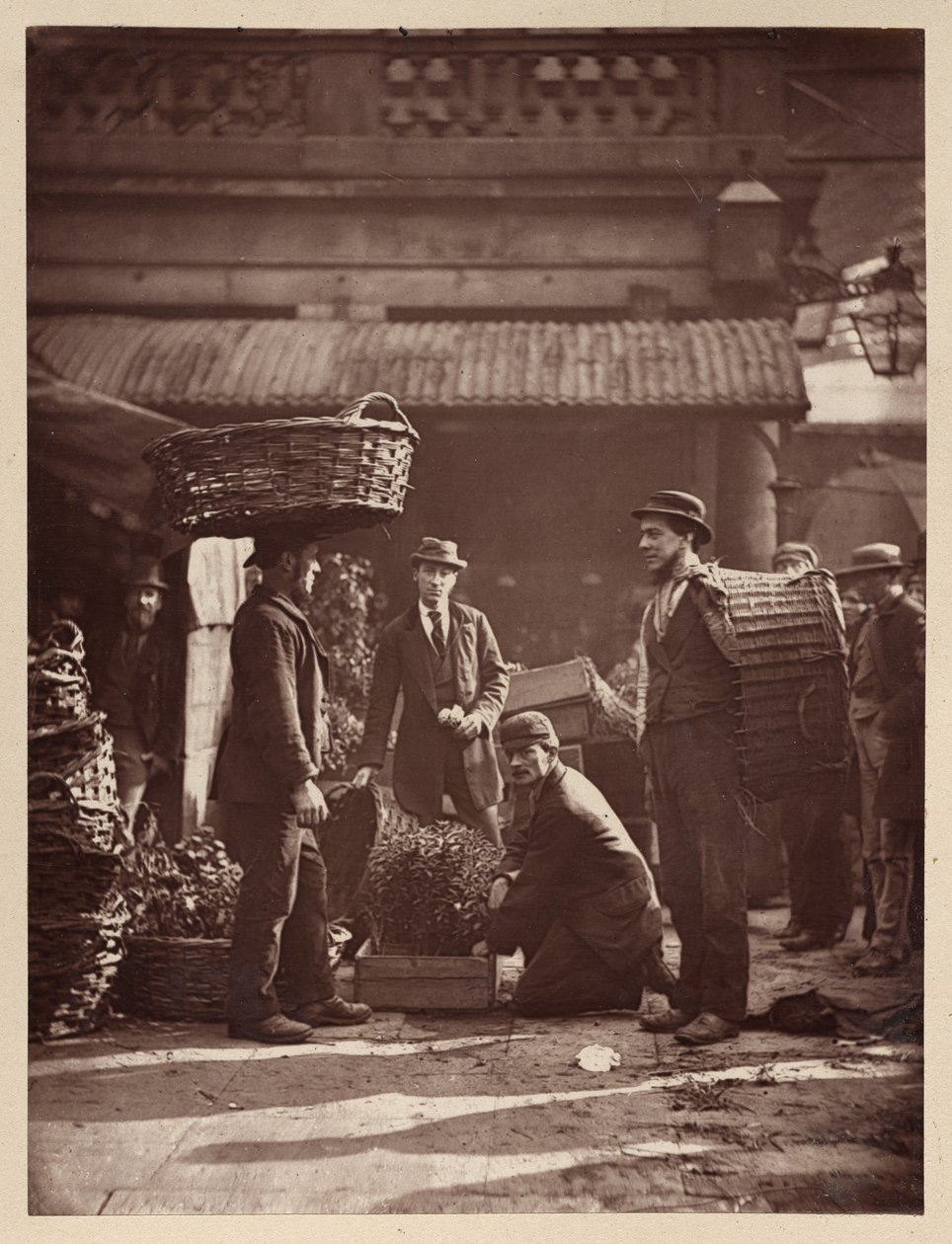 Covent Garden Labourers by John Thomson