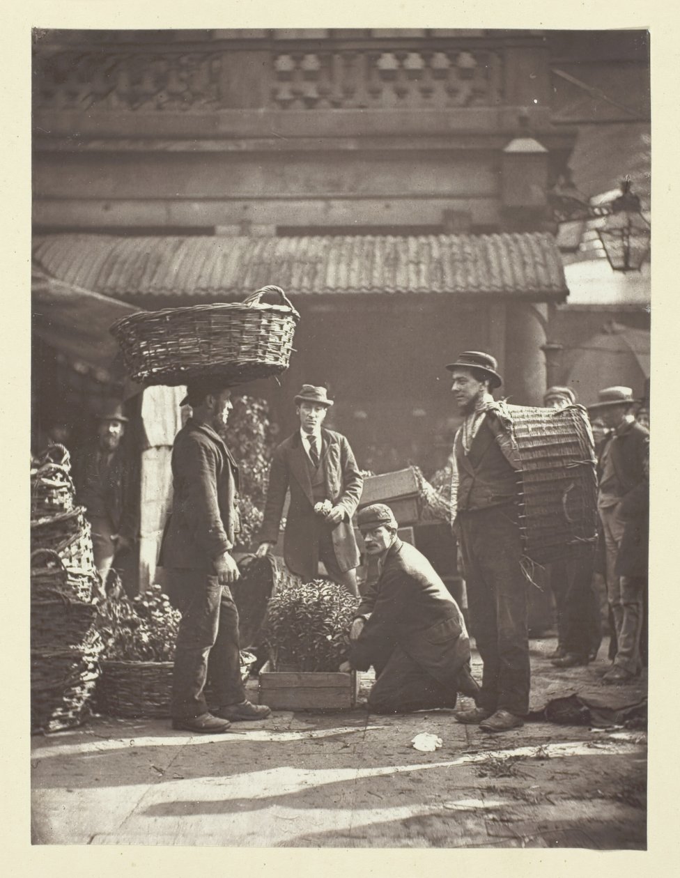 Covent Garden Labourers, 1881 by John Thomson