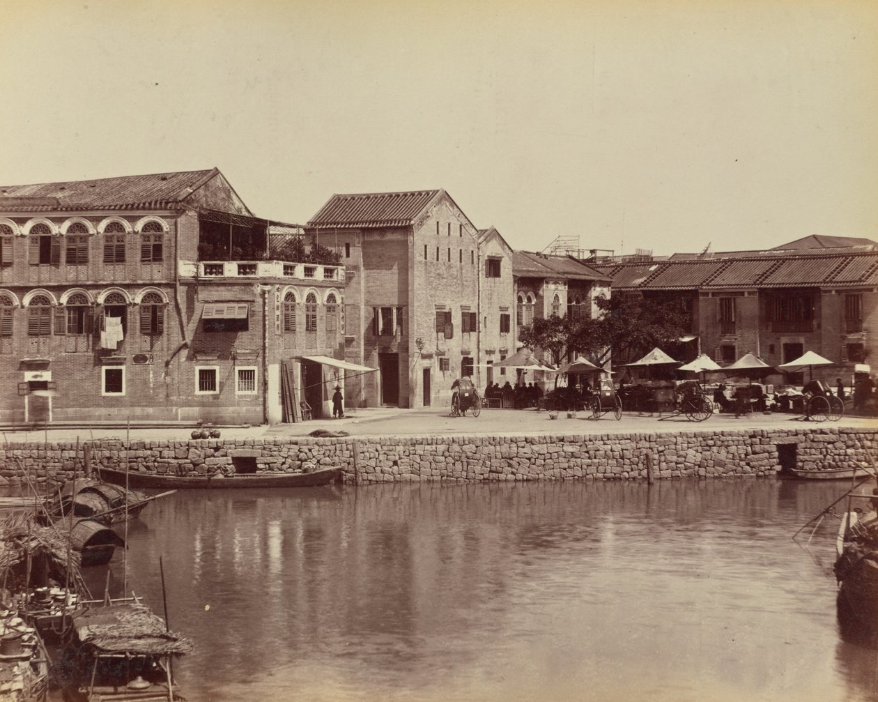 The Bund, Macao by John Thomson