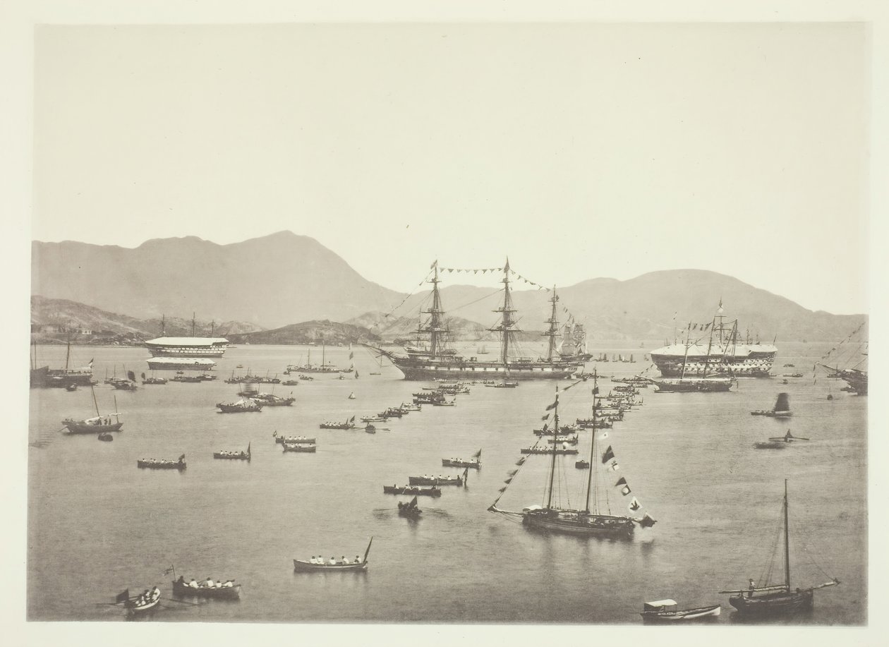The Harbour, Hong Kong, c. 1868 by John Thomson