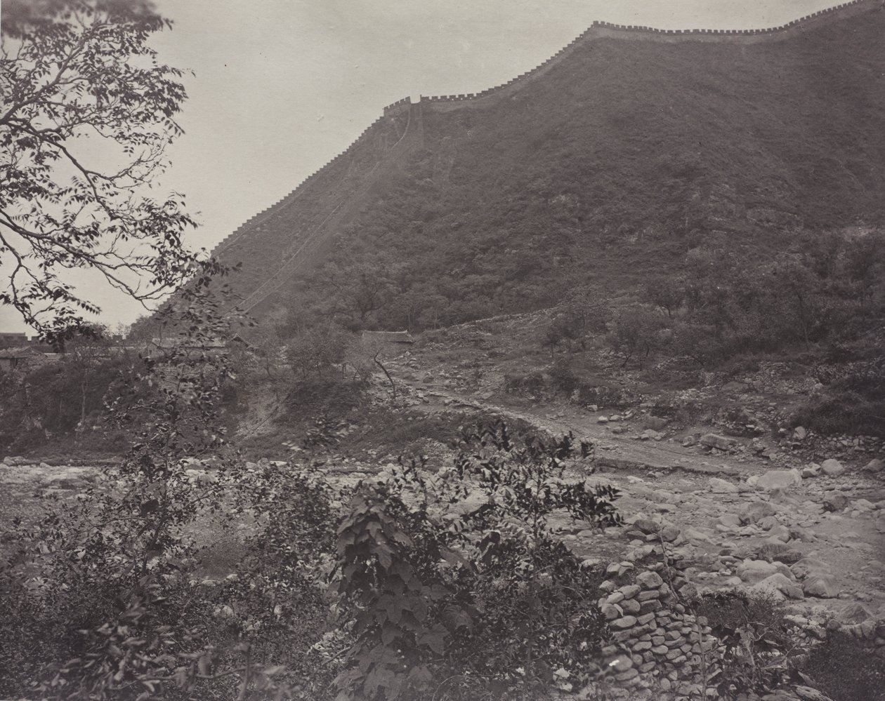 View of the Great Wall, China, c. 1871 by John Thomson