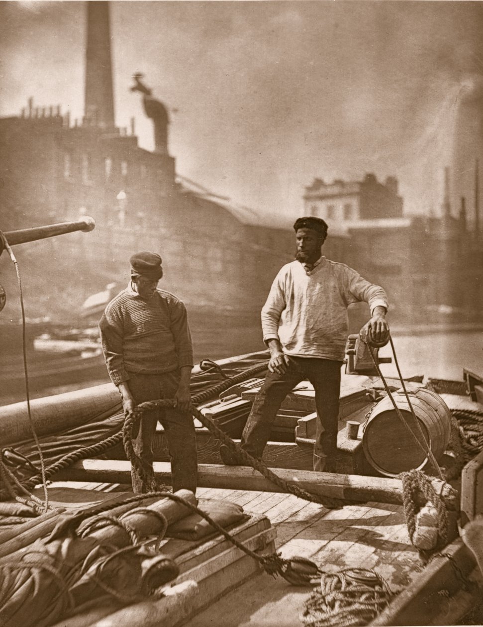 Workers on the 
