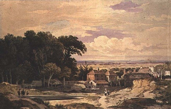 Frognal, Hampstead, c.1825 by John Varley