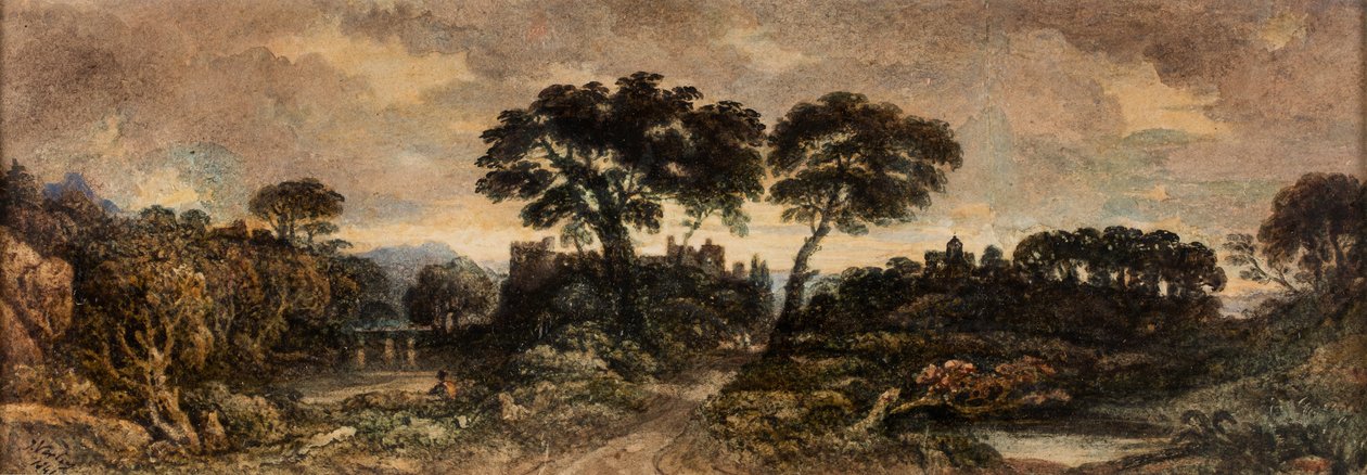 Landscape by John Varley: Highest-quality art reproduction