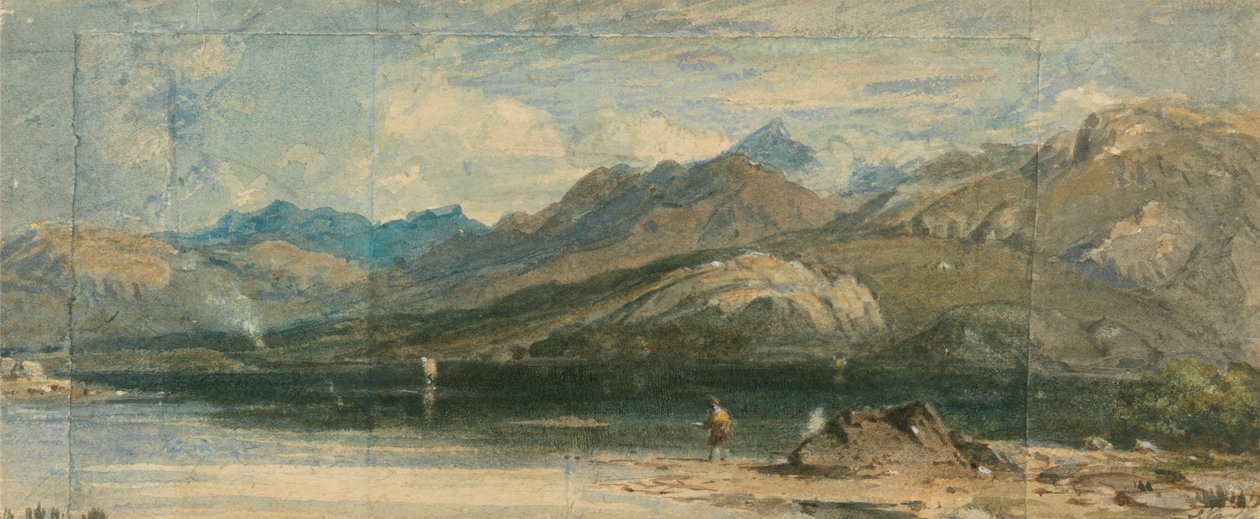 Llyn Dinas, North Wales by John Varley