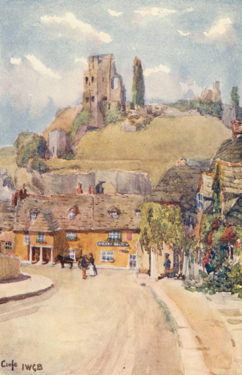 Corfe Castle by John W.G. Bond