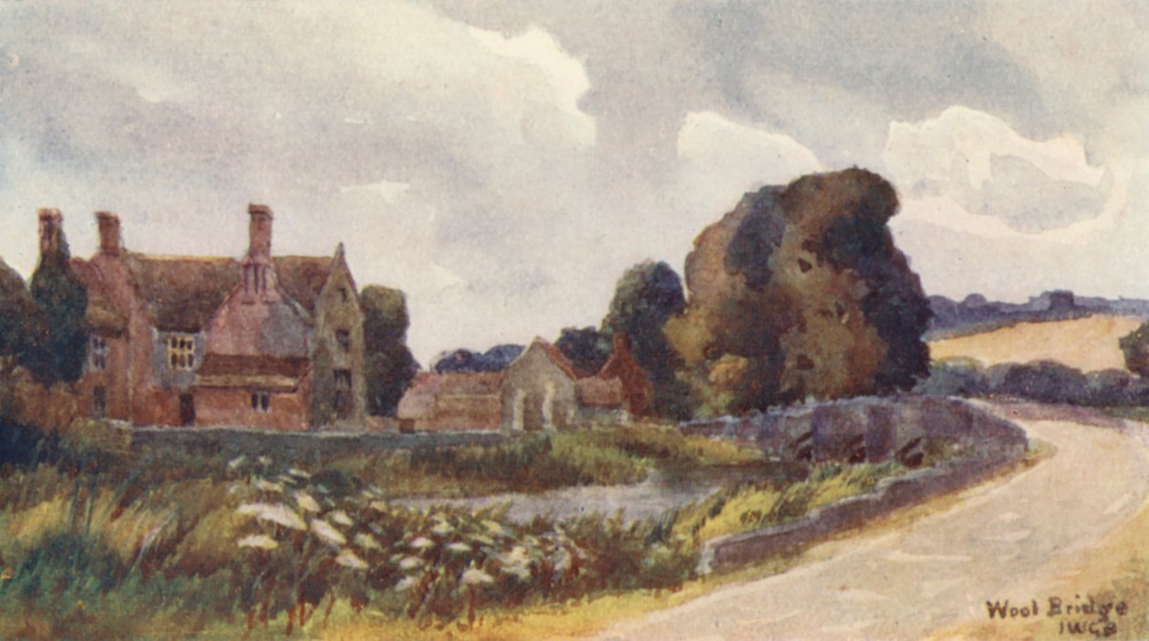 Manor House, Wool Bridge by John W.G. Bond