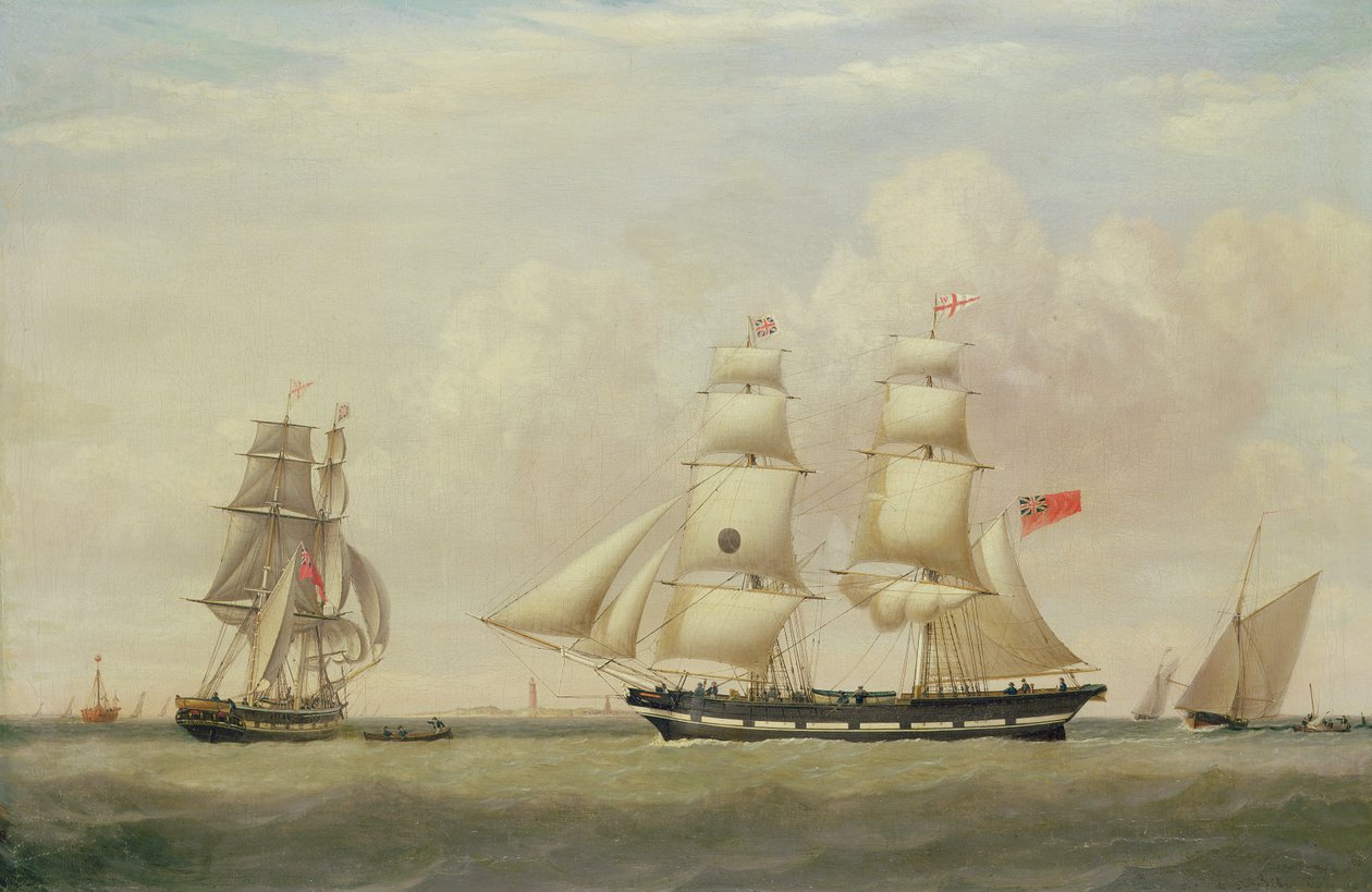The Black Ball Line Brig, 