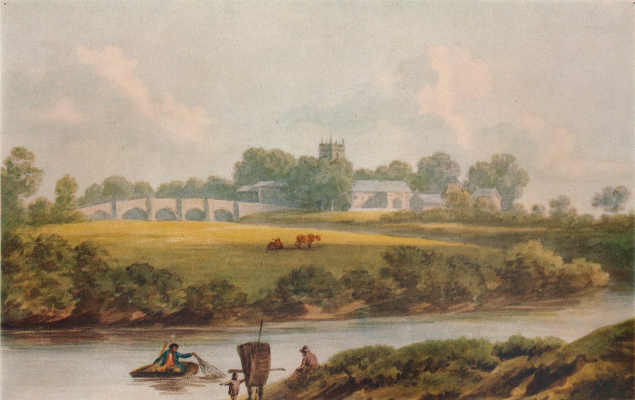 Bangor Is-y-Coed, Denbighshire, c1795 by John Warwick Smith