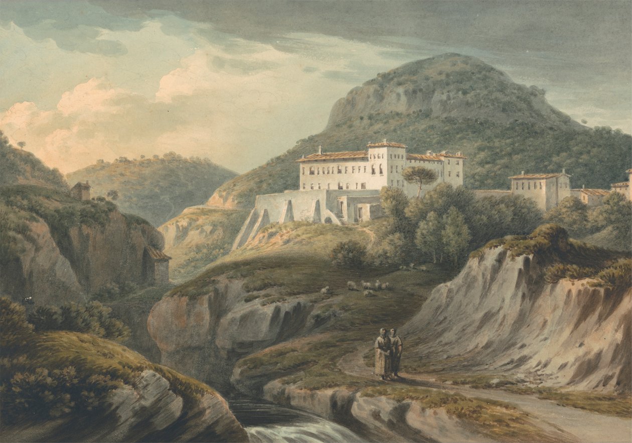 Convent at Vietri, near Salerno by John Warwick Smith