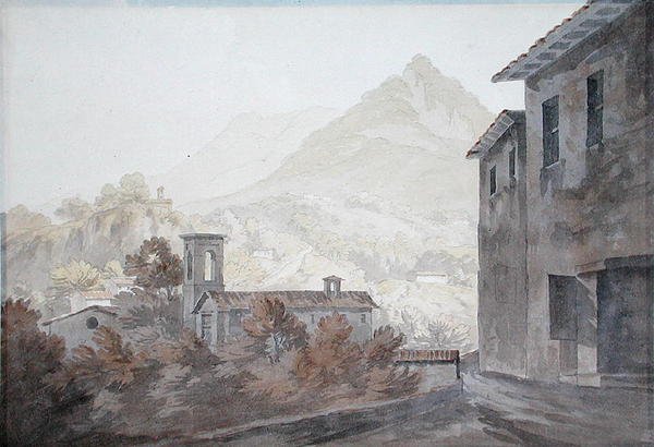 Lake Lugano by John Warwick Smith