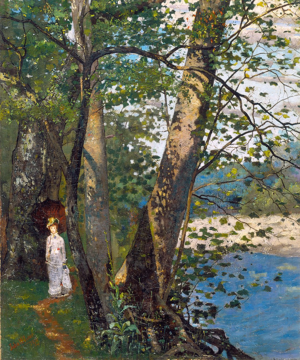 The Sycamores (Broad Ripple), c.1878 by John Washington Love
