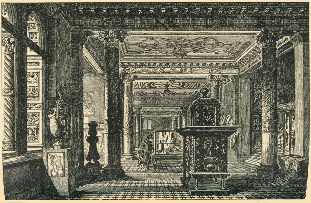 The Ceramic Gallery, South Kensington Museum, c1876, 1881 by John Watkins