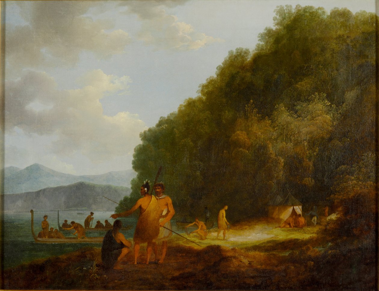 Ship Cove, Queen Charlotte Sound by John Webber