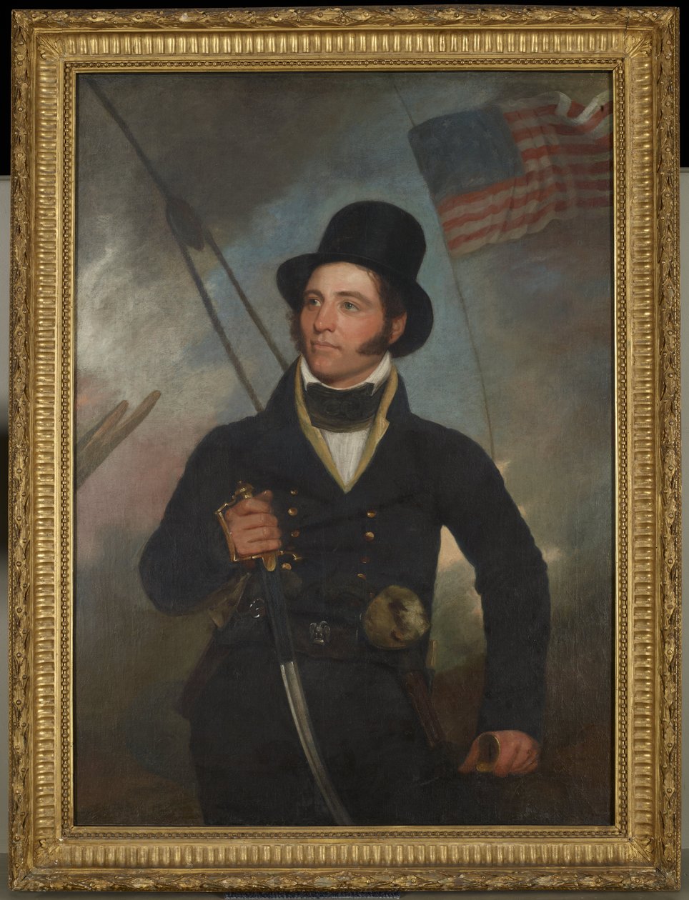 Portrait of Captain Samuel Chester Reid by John Wesley Jarvis