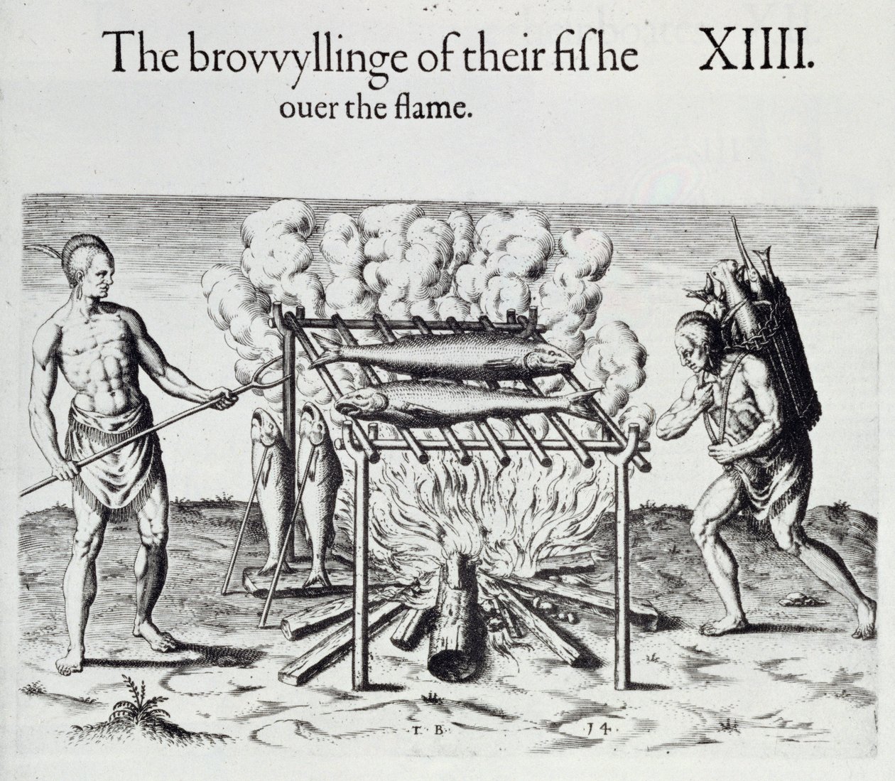 Cooking Fish, Plate from 