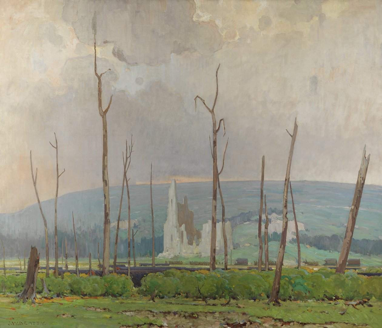 Ablain St-Nazaire, 1914-19 by John William Beatty