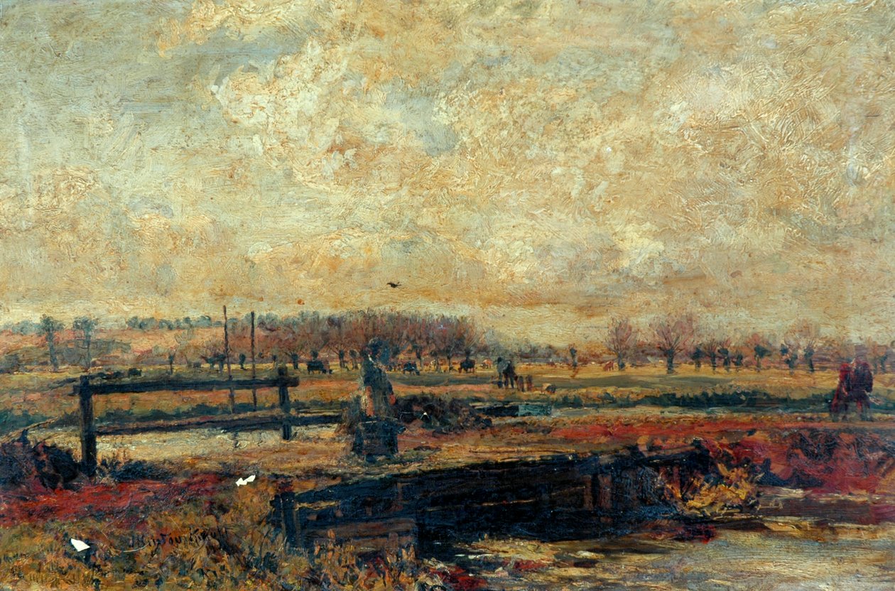 The River Colne at Rickmansworth by John William Buxton Knight