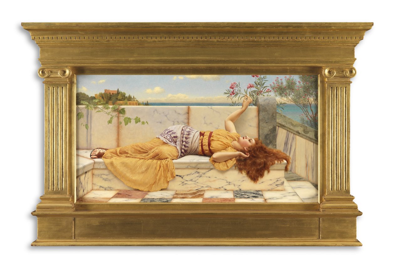 A Happy Awakening by John William Godward