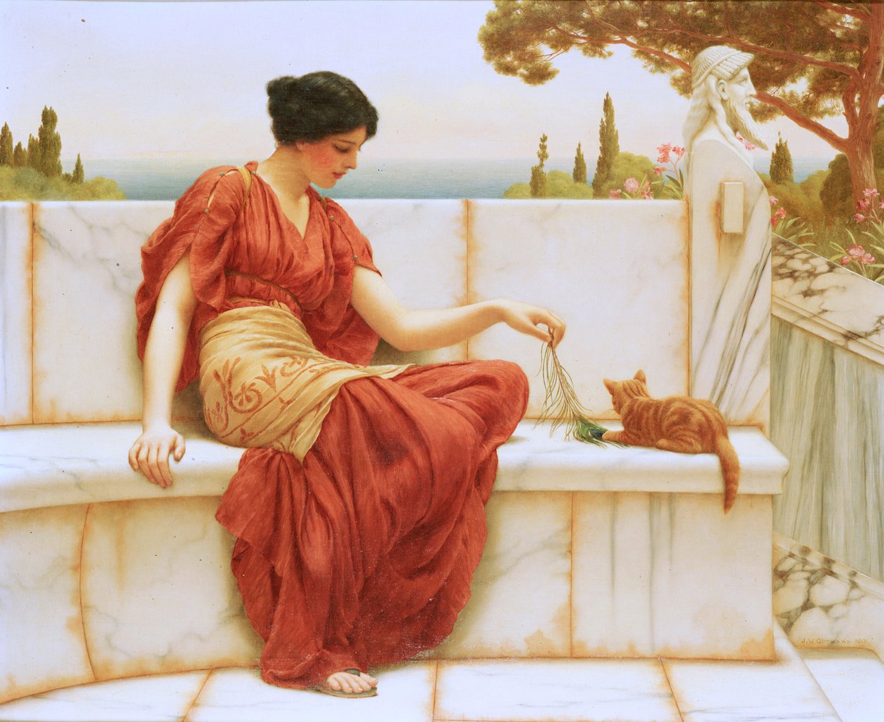 The Favourite by John William Godward