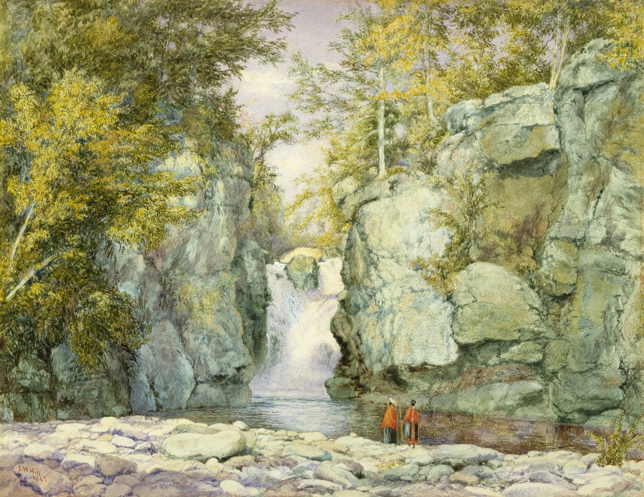 Fawns Leap, Catskill Mountains, 1867 by John William Hill