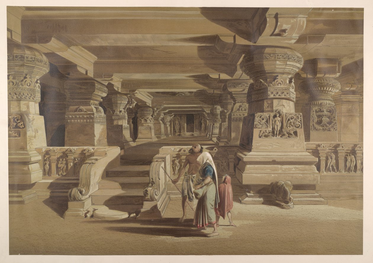 The Lanka Cave of Ellora by John William Kaye