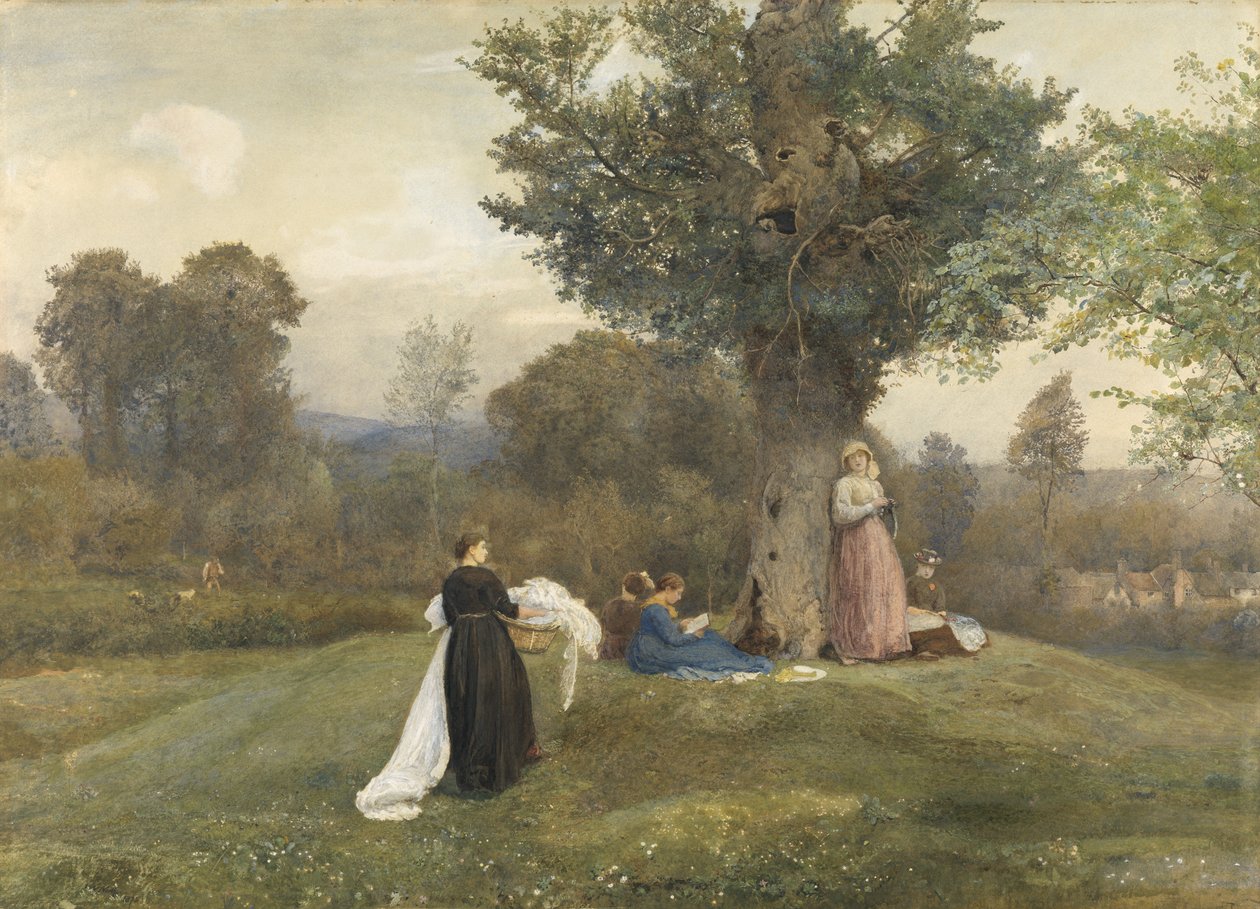 Laundry Day, West Somerset by John William North