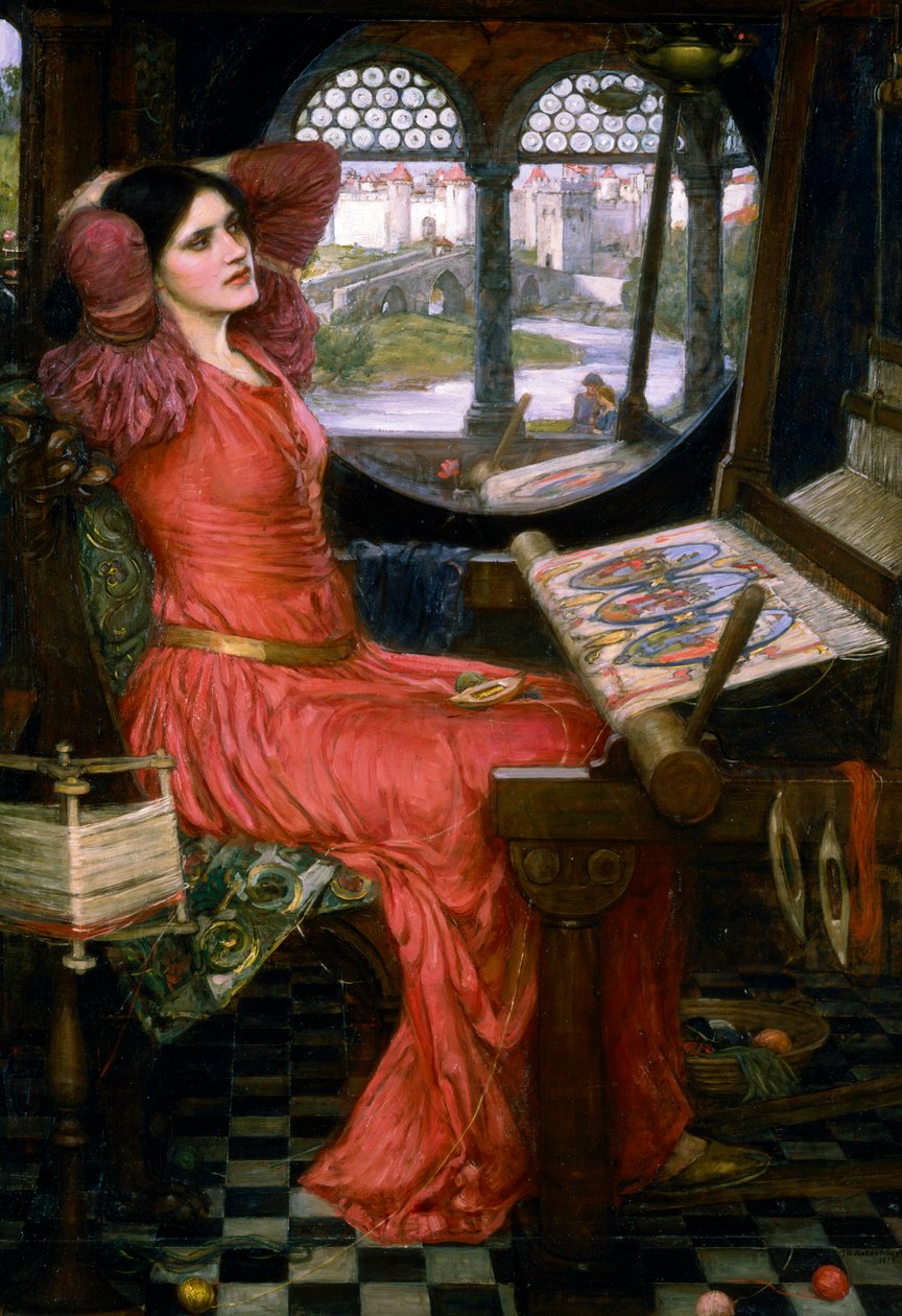I Am Half Sick of Shadows, c1911 by John William Waterhouse