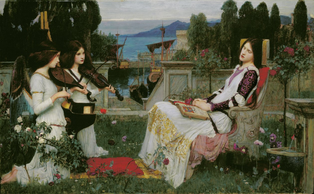 St. Cecilia by John William Waterhouse