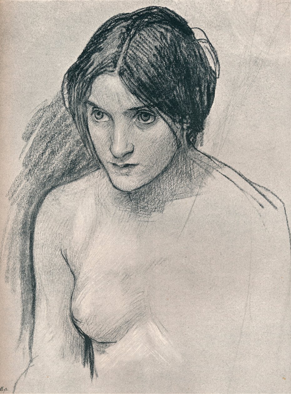 Study for the Painting Hylas and the Nymphs, c1896 by John William Waterhouse