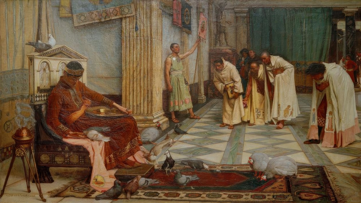 The Favourites of the Emperor Honorius by John William Waterhouse