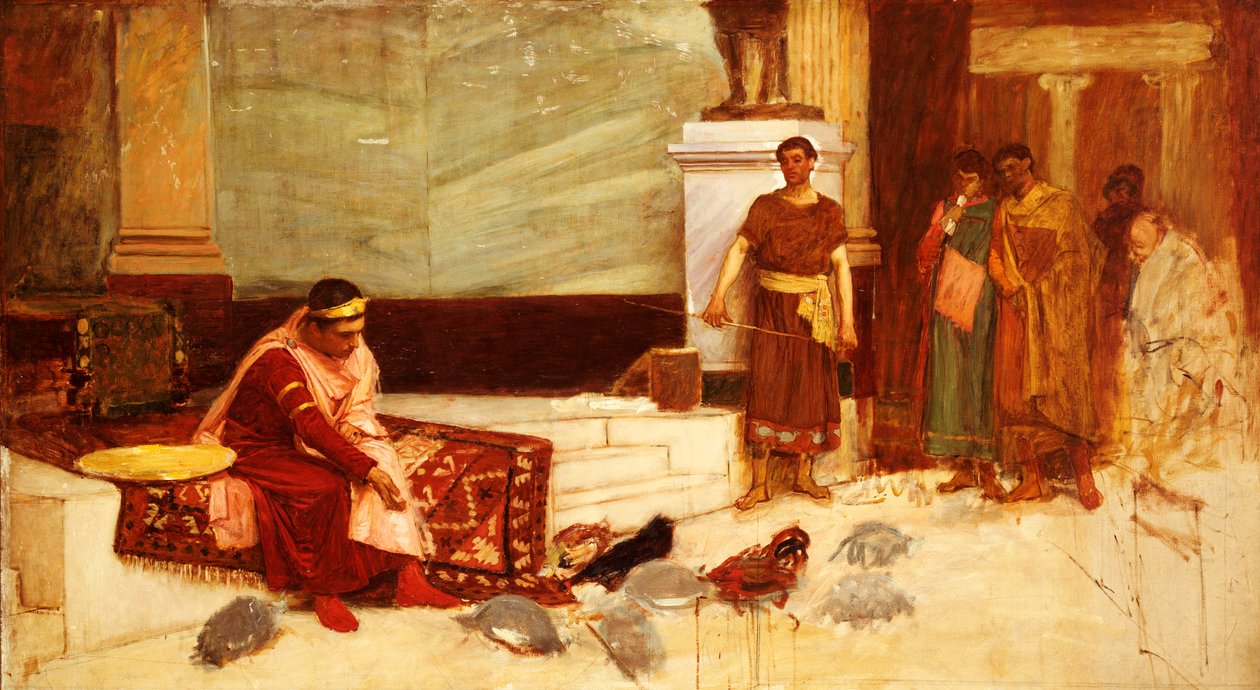 The Favourites of the Emperor Honorius by John William Waterhouse