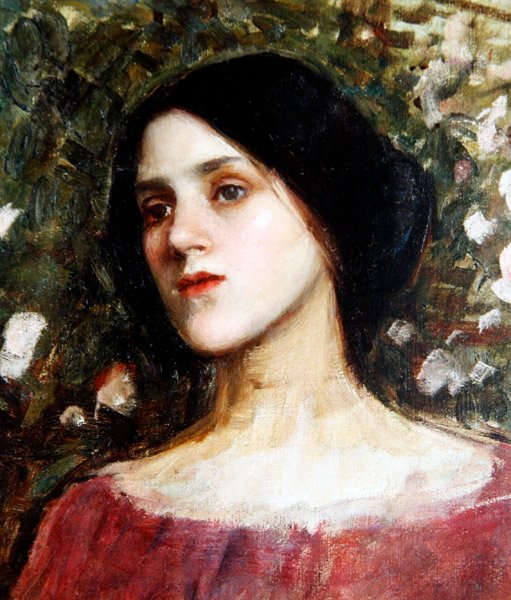 The Rose Bower, c.1910 by John William Waterhouse