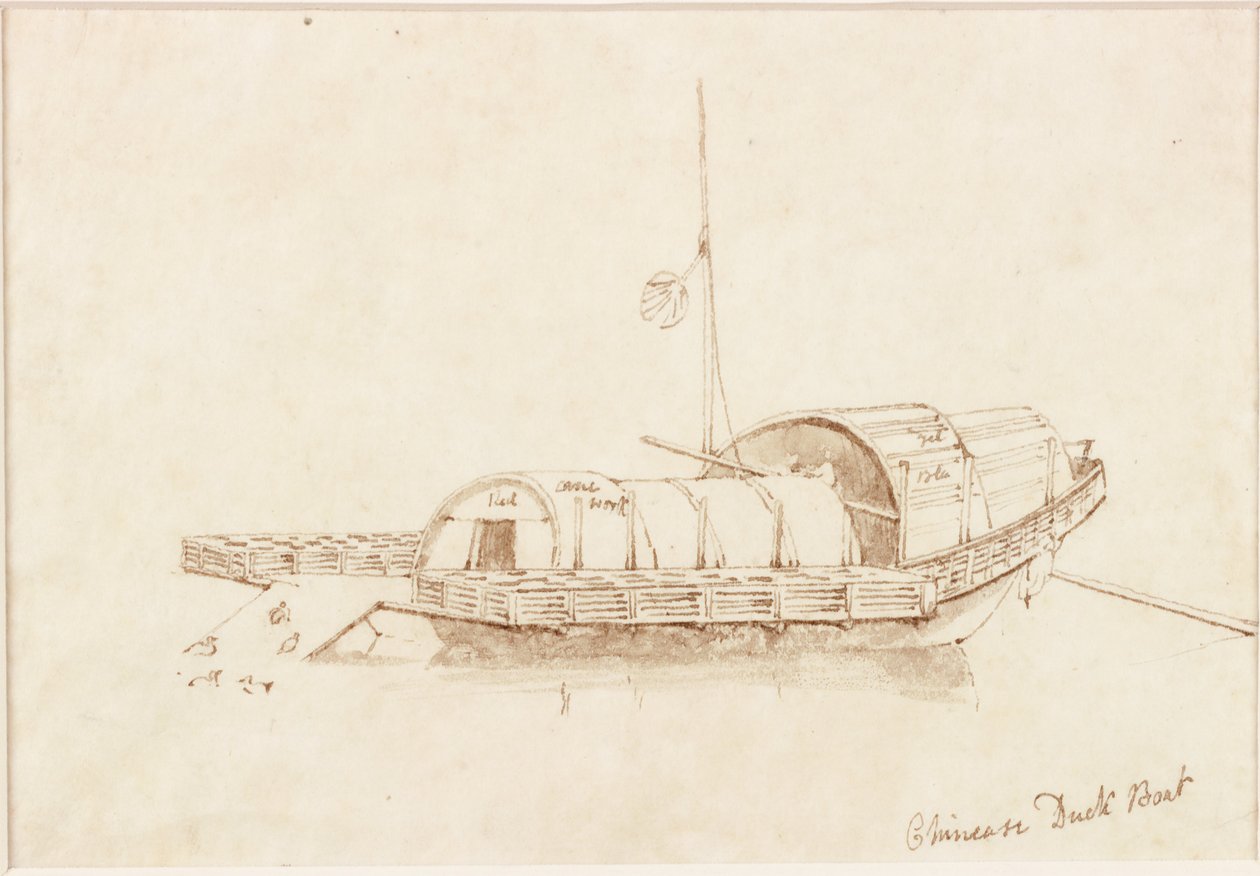 Chinese Duck Boat by John Wilson Carmichael