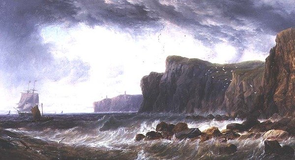 Shipping off Guernsey near Prevost by John Wilson Carmichael