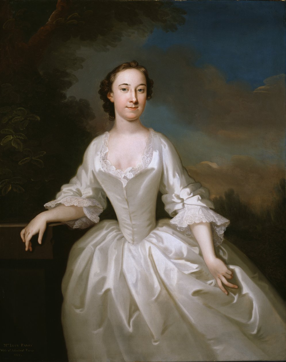 Portrait of Lucy Parry, Wife of Admiral Parry, 1745-1749 by John Wollaston