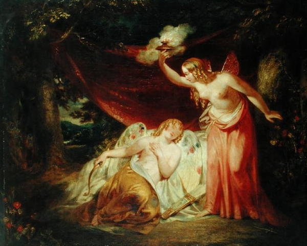 Psyche Enamoured of Cupid by John Wood