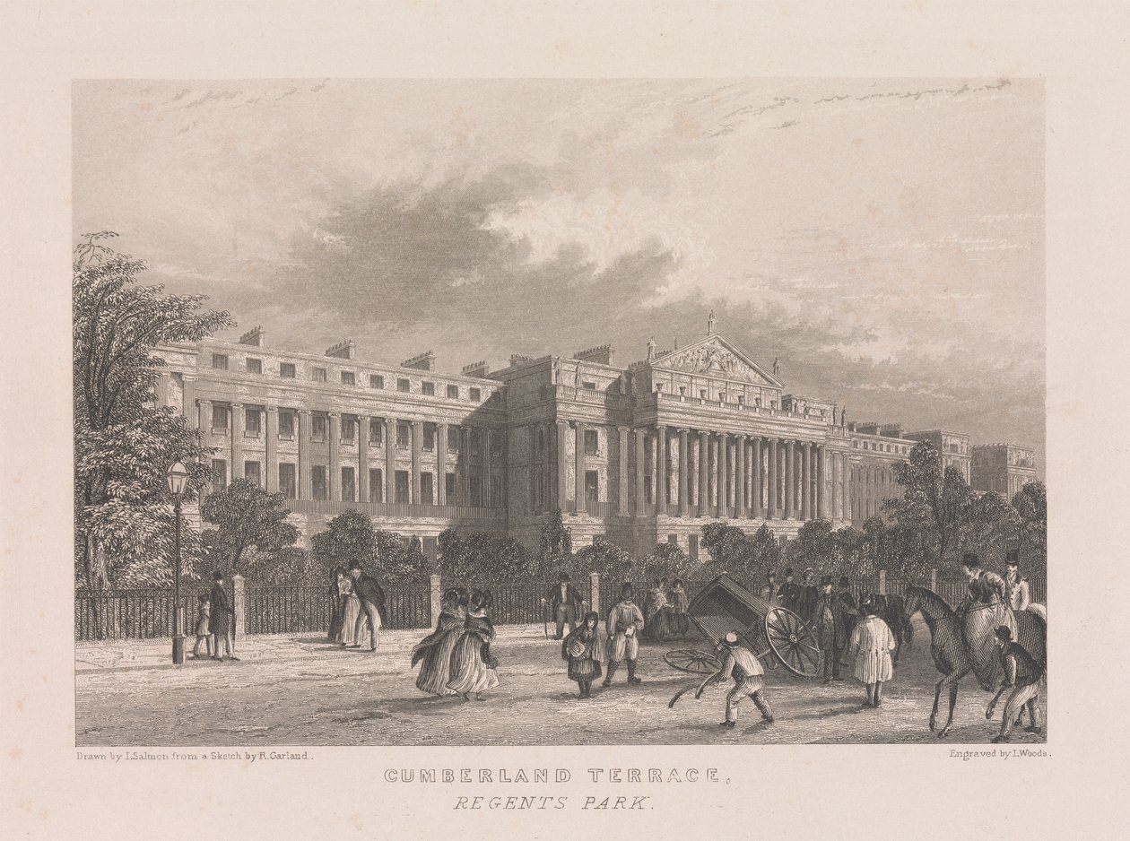 Cumberland Terrace, Regents Park by John Woods