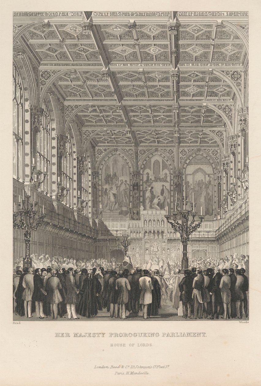Her Majesty Proroguing Parliament - House of Lords by John Woods