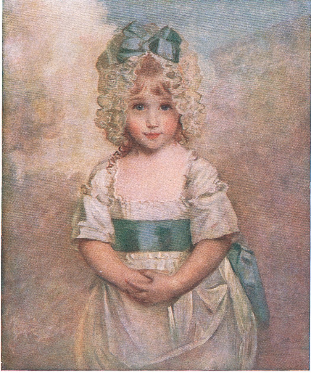 Charlotte Augusta Papendier at the age of five, Bibbys Annual, 1916-17 by John after Hoppner
