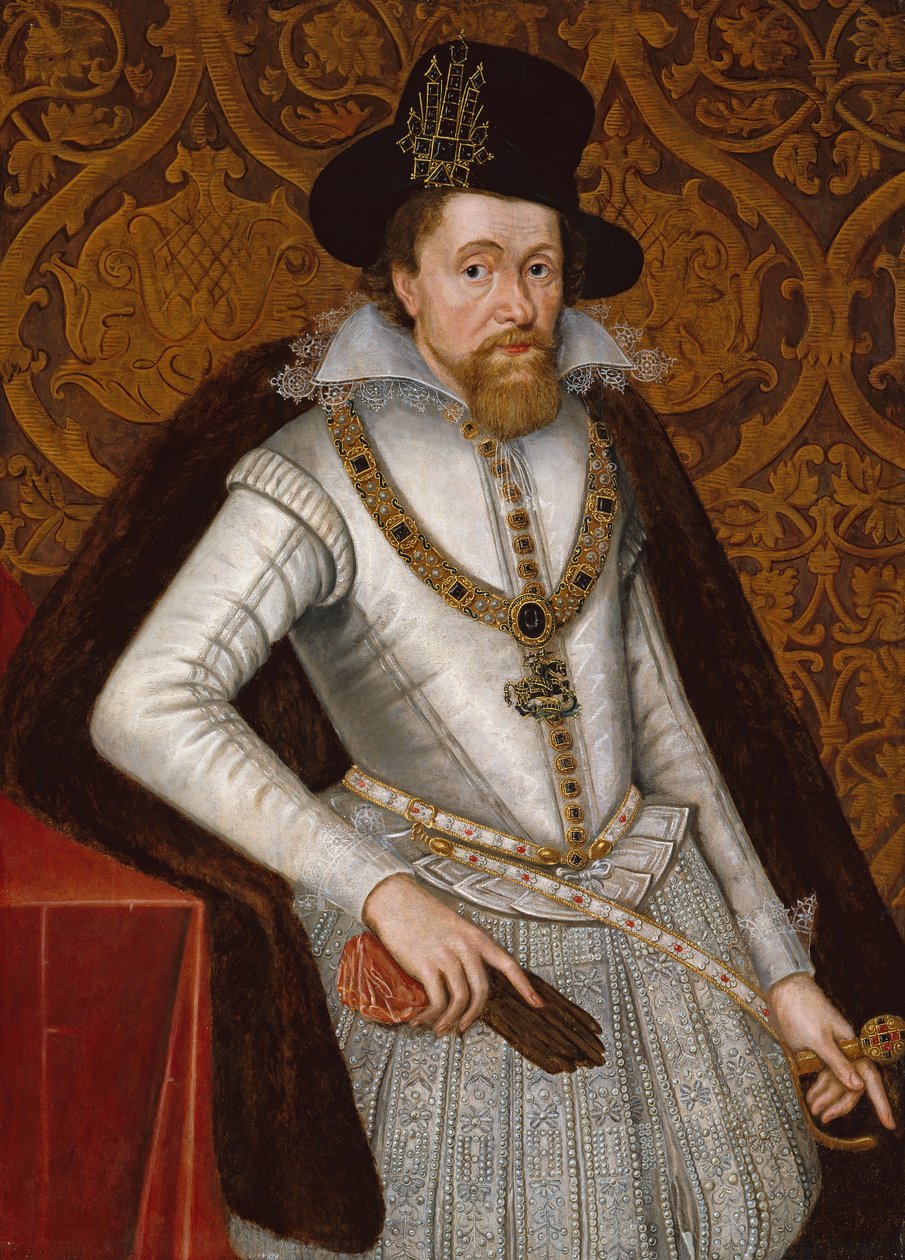 King James VI and I, c.1605 by John de the Elder Critz