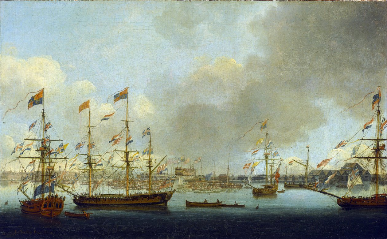 The Launch of HMS 
