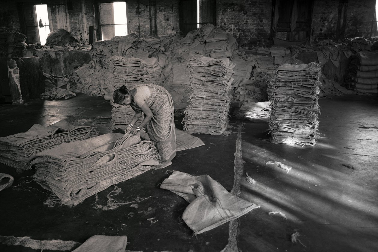 Jute Factory, Kolkata, India, 2017 by Jon Nicholson