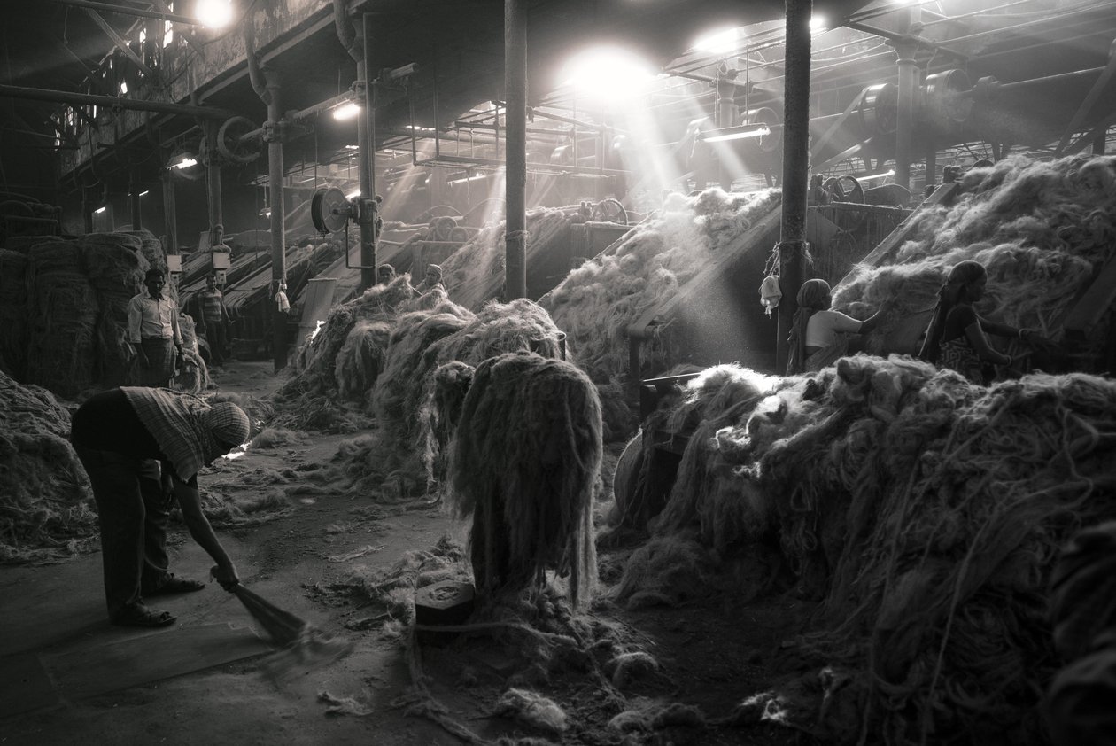 Jute Factory, Kolkata, India, 2017 by Jon Nicholson
