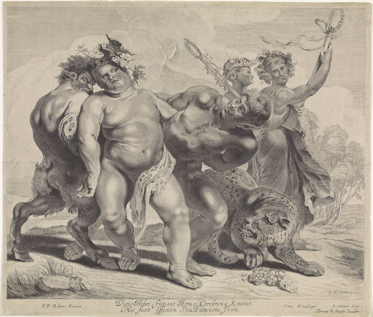 Drunkenness of Bacchus by Jonas Suyderhoef