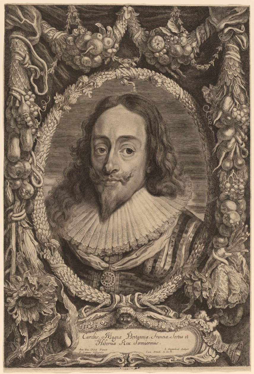 Charles I, King of England by Jonas Suyderhoff after Sir Anthony van Dyck