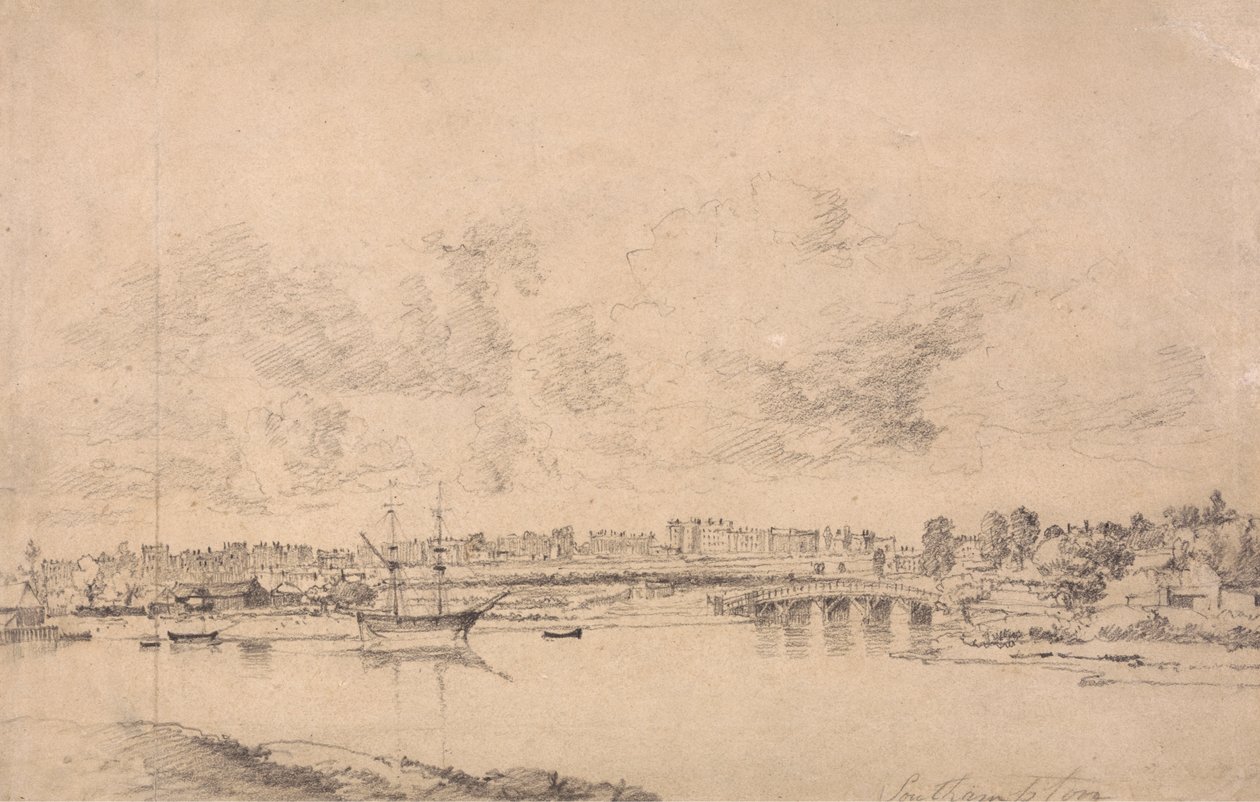 Southampton and Northam from the River Itchen by Jonathan Fisher