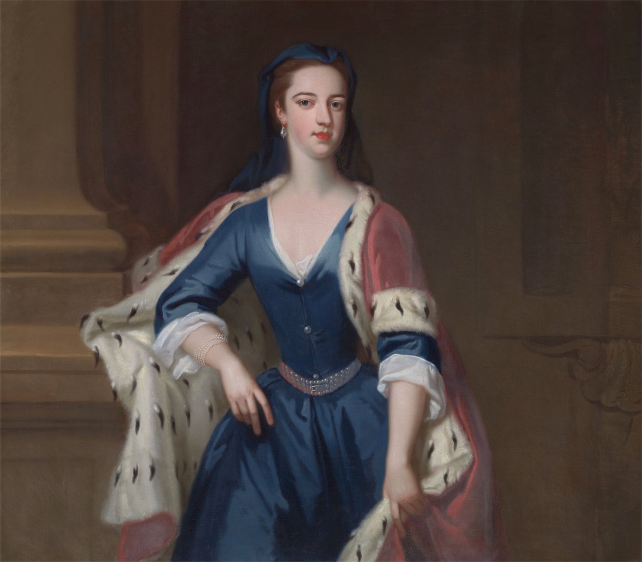 Lady Anne Cavendish (daughter of Elihu Yale?) by Jonathan Richardson