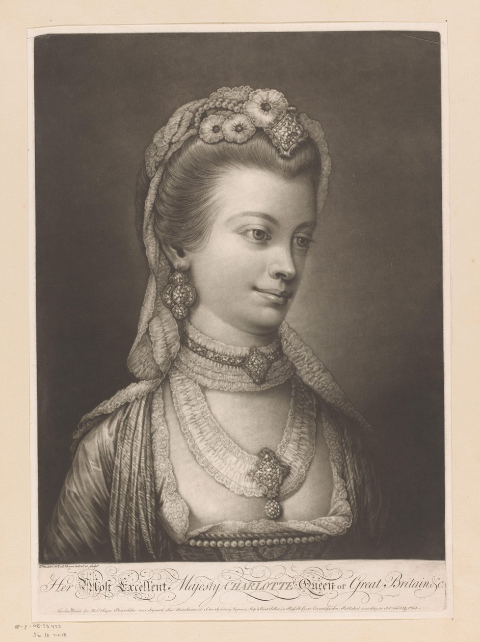 Portrait of Charlotte of Mecklenburg by Jonathan Spilsbury